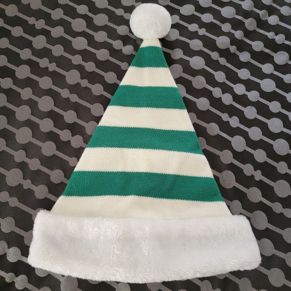 Set of 2 Striped Santa Hats - Picture 2 of 6